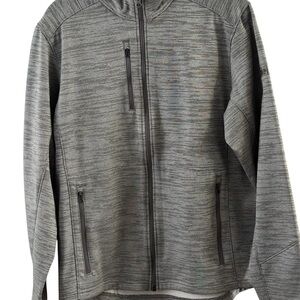 Port Authority Gray Full-Zip Jacket